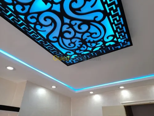 decoration placo, pvc, plafond ba13