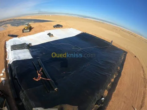Fournitures et pose de Geomembrane