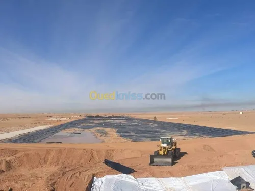 Fournitures et pose de Geomembrane