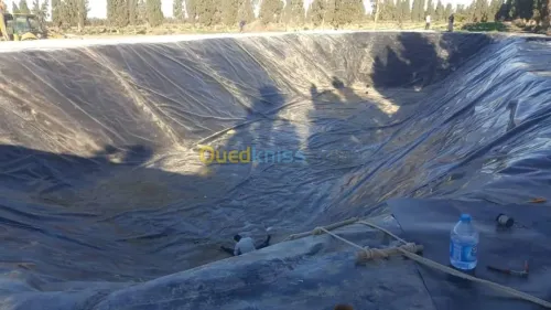 Fournitures et pose de Geomembrane