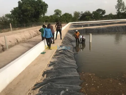 Fournitures et pose de Geomembrane