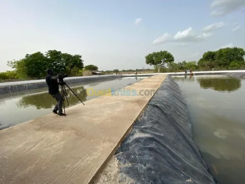 Fournitures et pose de Geomembrane