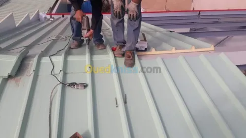 Fabrication et pose de charpentes méta