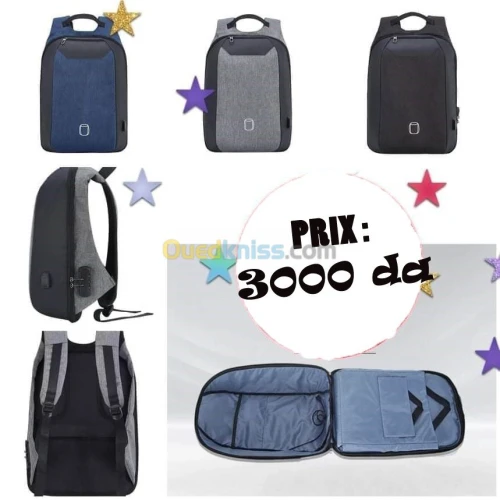 Sac a Dos Antivol fashion style 