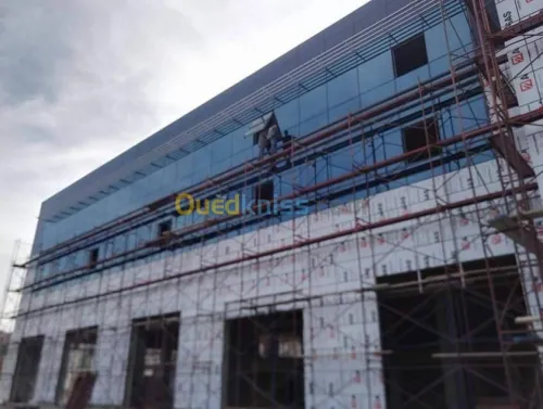 Mur Rideaux alucoband facade Algerie