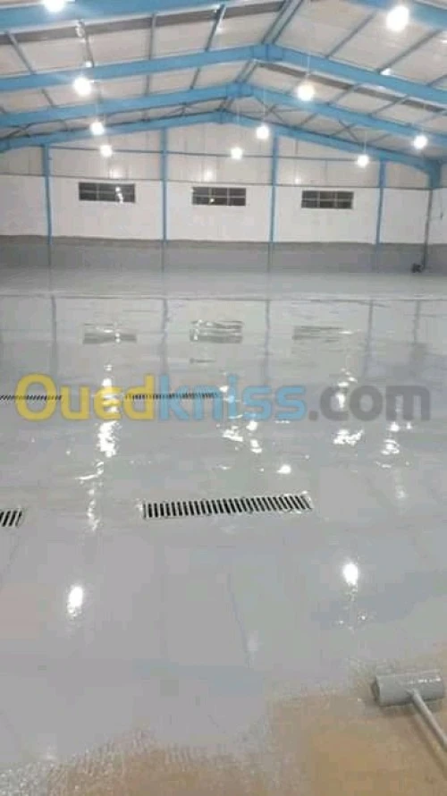 Travaux de revetement epoxy
