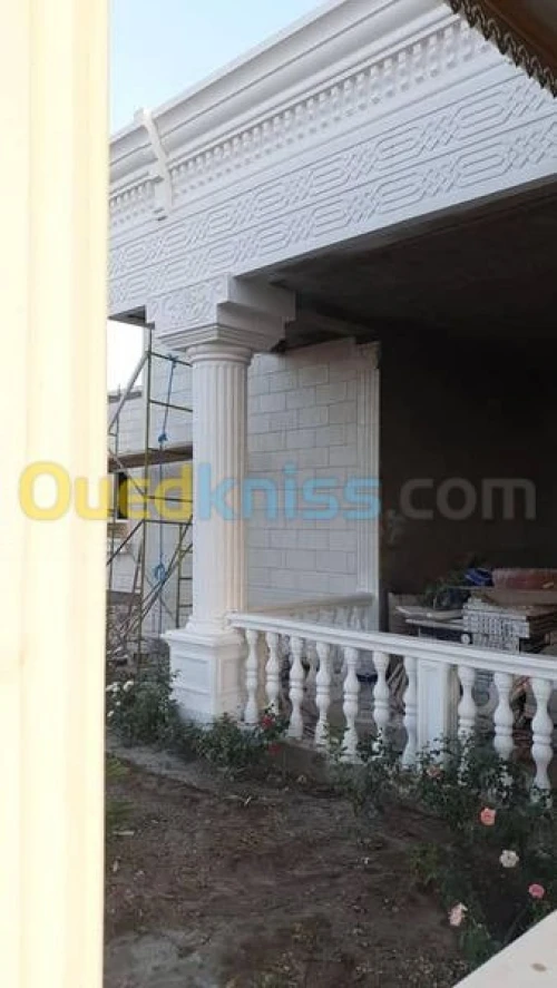 revêtements des façades en GRC 