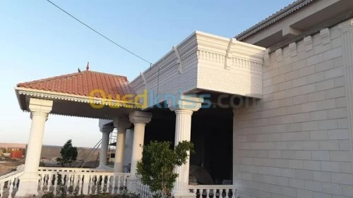 revêtements des façades en GRC 