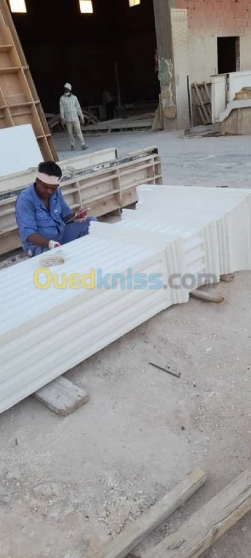 revêtements des façades en GRC 