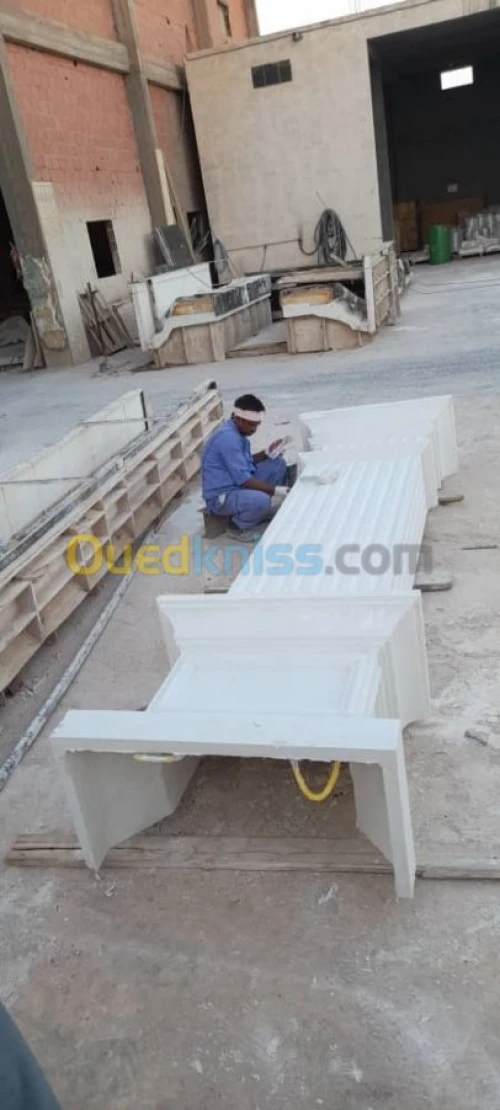 revêtements des façades en GRC 