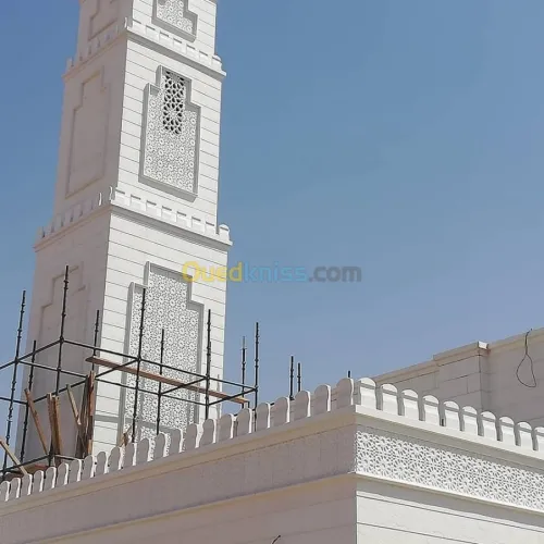 revêtements des façades en GRC 