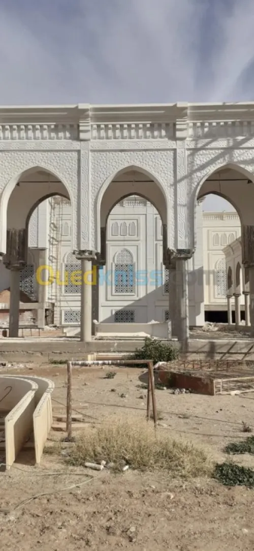 revêtements des façades en GRC 