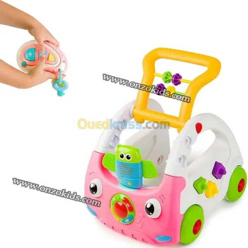 Trotteur marcheur pour bébé 3 en 1