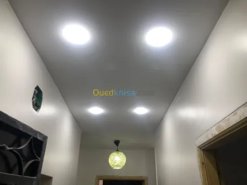 Placo plâtre ba13 pvc Pinture gerflex 
