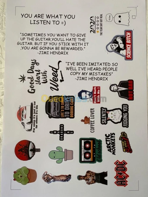 stickers, autocollants 