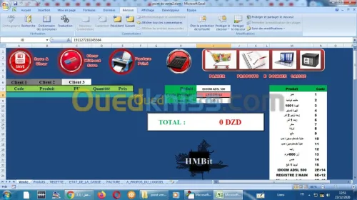 Code Application de gestion comerciale