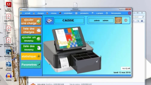 vente  installation gestion de caisse