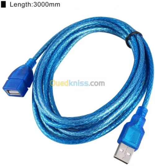 Câble USB Rallonge Anti-Interférence M/F