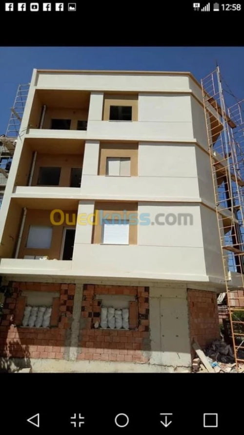 Revatment des facade monocouche et monocouch