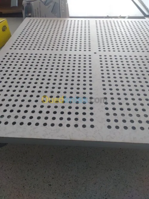   plancher  technique dalles  perforée