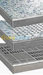   plancher  technique dalles  perforée