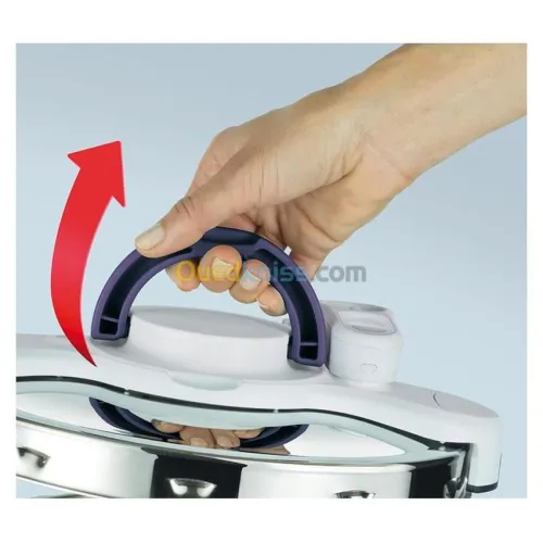 Cocotte Minute SEB  Clipso Minute Perfect - 7,5L - Silver/Bleu