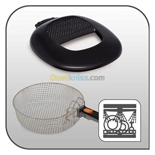 SEB Ff160800 Simply One Friteuse Compacte Avec Thermostat- Noir