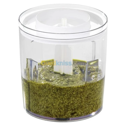  Mini Hachoir 3EN1 MOULINEX AT718A Multi Moulinette XXL, 0,8 ml- Argent - 500W - 2 VITESSES