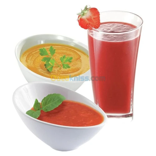  Mini Hachoir 3EN1 MOULINEX AT718A Multi Moulinette XXL, 0,8 ml- Argent - 500W - 2 VITESSES