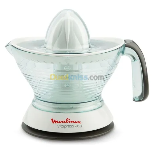MOULINEX Presse Agrumes Pc300B10 -25W- Capacité 0,6L-Blanc/Gris Foncé