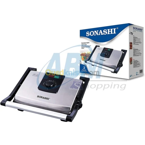 Garantie produit 2 ans  Panineuse électrique & Grill Sonashi