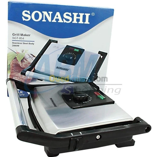 Garantie produit 2 ans  Panineuse électrique & Grill Sonashi