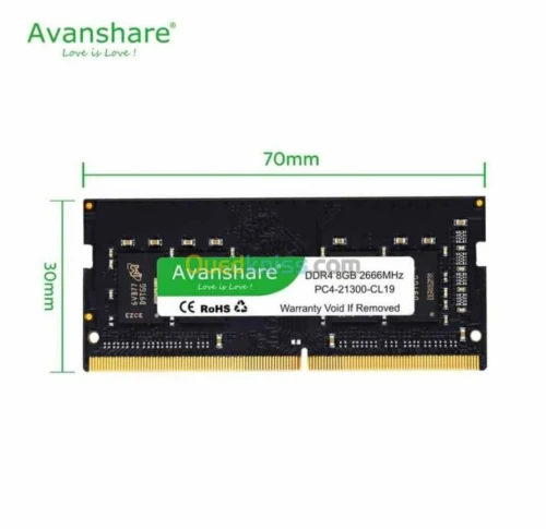 RAM Laptop 8GB Ddr4 2666MHz