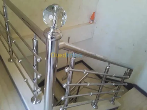 Rampes d'escalier en INOX