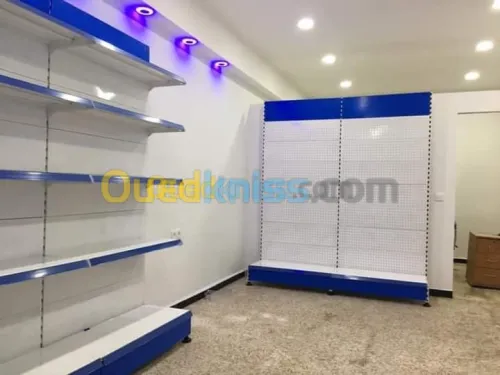 تجهيز المحلات والمساحات الكبرى