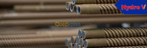 Chemise rodée|tige chromée|axe|tube