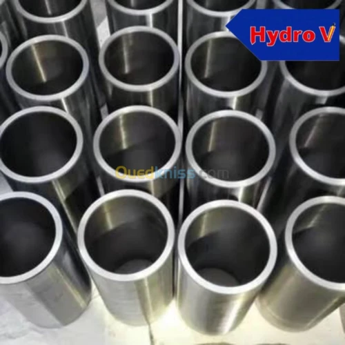 Chemise rodée|tige chromée|axe|tube