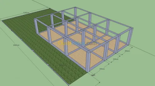 Construction des maisons