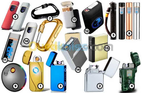Briquet USB et Etui Cigarette