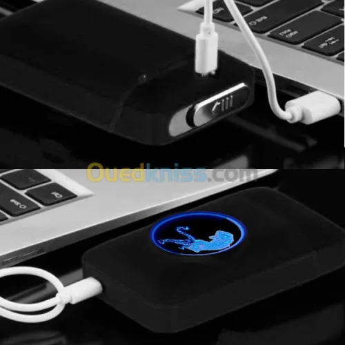 Briquet USB et Etui Cigarette