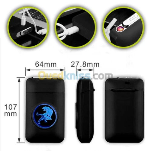 Briquet USB et Etui Cigarette