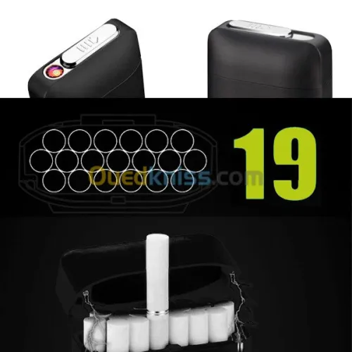 Briquet USB et Etui Cigarette