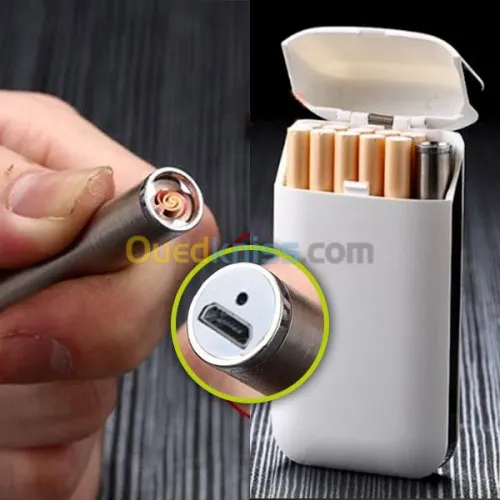 Briquet USB et Etui Cigarette