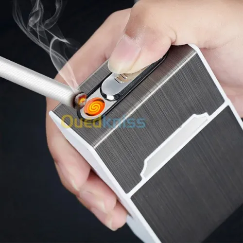 Briquet USB et Etui Cigarette