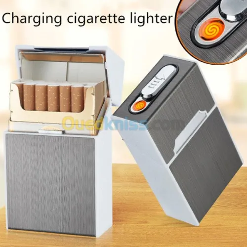 Briquet USB et Etui Cigarette