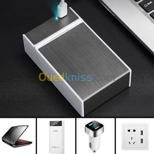 Briquet USB et Etui Cigarette
