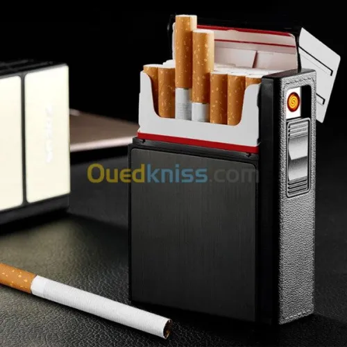 Briquet USB et Etui Cigarette