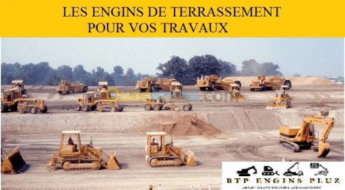 Location pelleteuse, Niveleuse, ...