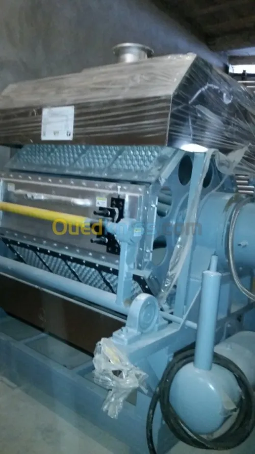 Ligne fabrication plateaux d'oeuf alvé