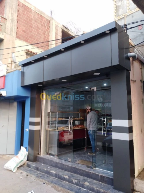 Alucobond et Mur Ridaux